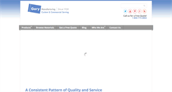 Desktop Screenshot of garymanufacturing.com